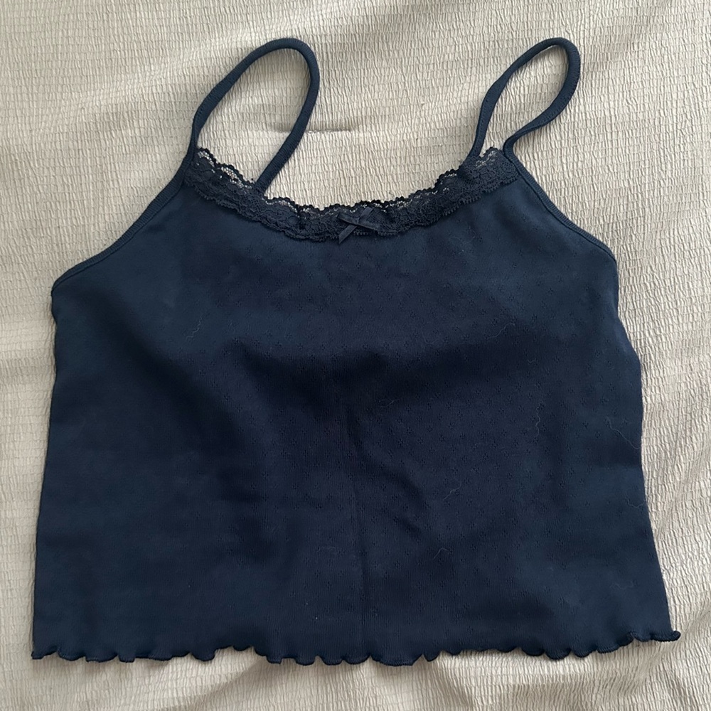 American eagle outfitters navy blue tank